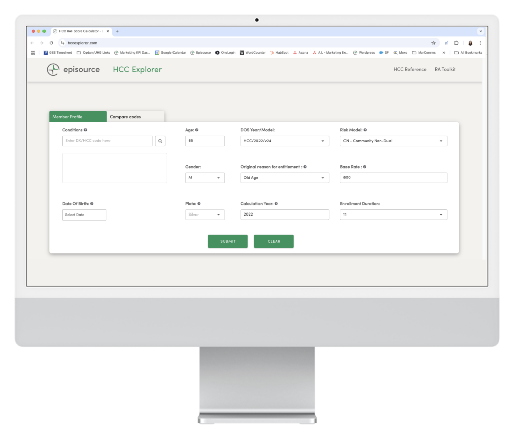 risk score calculator